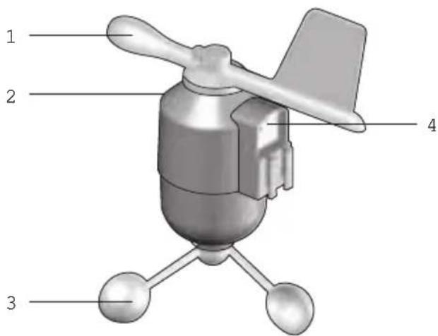 OREGON SCIENTIFIC WMR86NSX - WIND SENSOR - 1