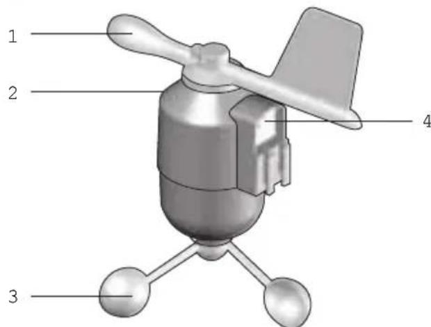 OREGON SCIENTIFIC WMR86NSX - SENSOR DE VENTO - 1