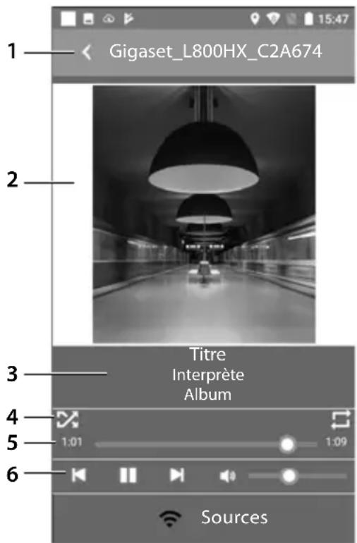 GIGASET L800HX - Informations et réglages pour la lecture - 7