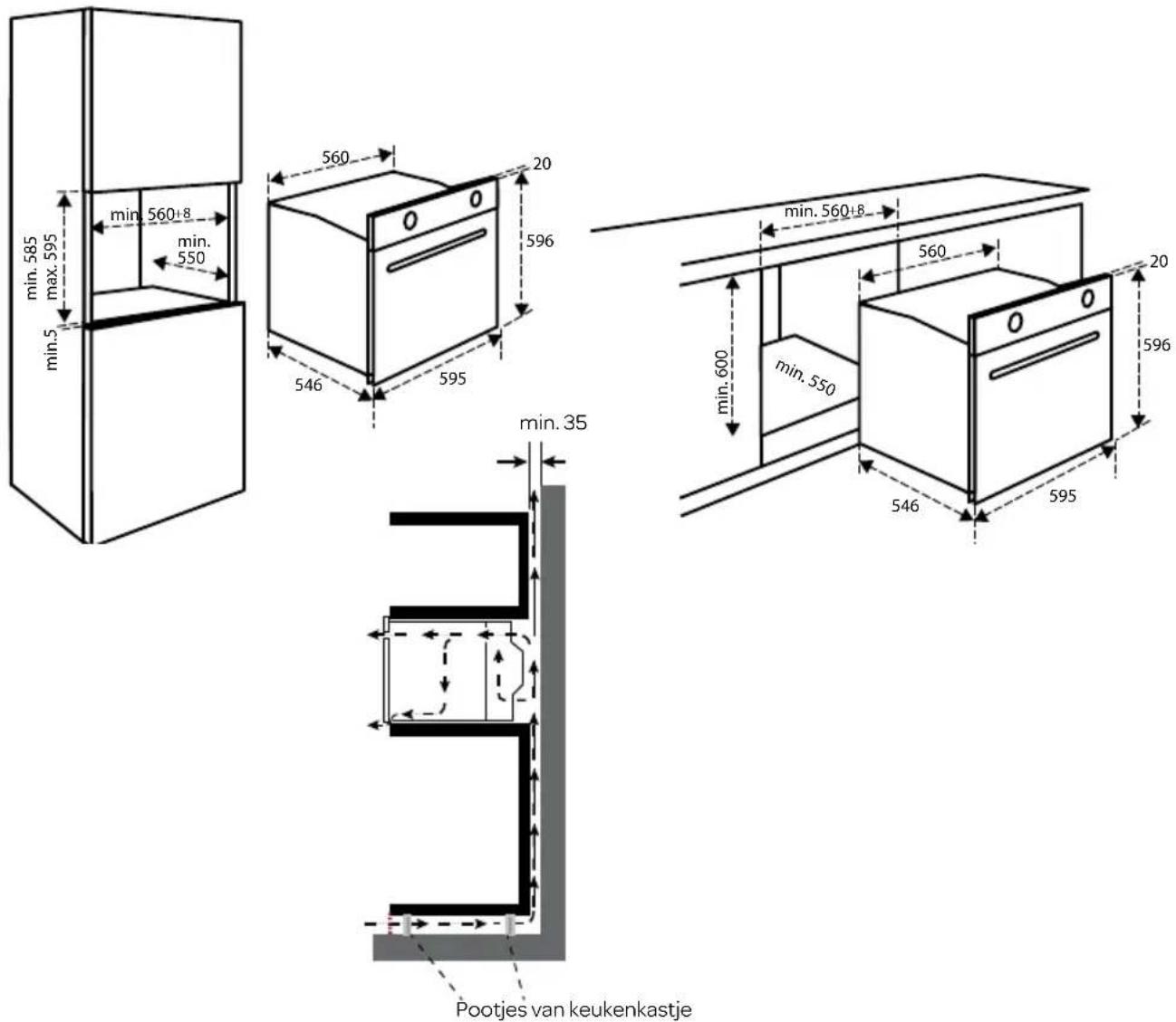 INVENTUM IMC6272BK - INBOUWMATEN - 1