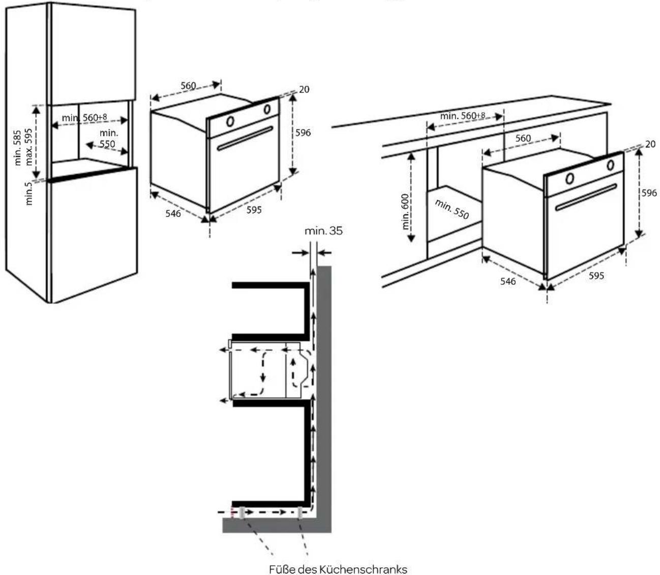 INVENTUM IMC6272BK - EINBAUMASSE - 1