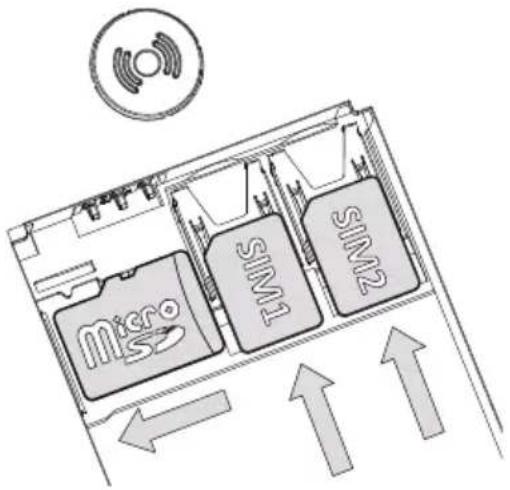 DORO 7030 - Insertion de la carte SIM et des cartes mémoires - 1