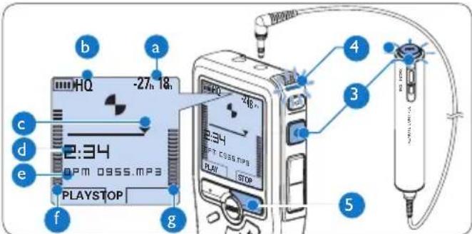 PHILIPS Voice Tracer DVT7110 - Note - 1