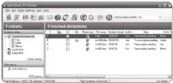 PHILIPS Voice Tracer DVT7110 - Uso del software Philips SpeechExec5.1 - 1