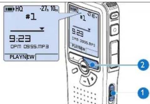 PHILIPS Voice Tracer DVT7110 - Note - 1