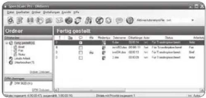 PHILIPS Voice Tracer DVT7110 - Verwenden von Philips SpeechExec5.1 - 1