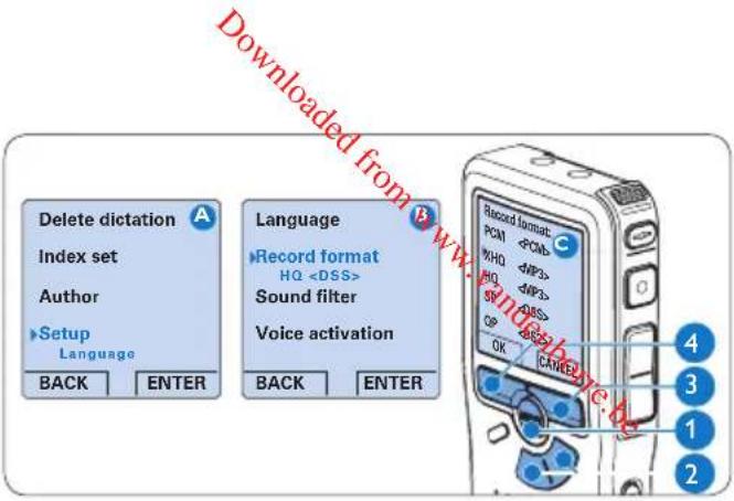PHILIPS Voice Tracer DVT2810 - Opmerking - 1