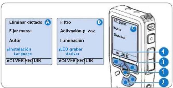 PHILIPS Voice Tracer DVT2810 - LED de grabación - 1