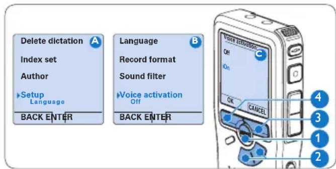 PHILIPS Voice Tracer DVT2810 - Opmerking - 1