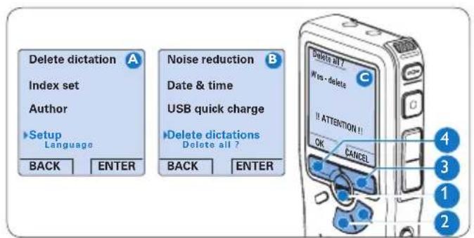 PHILIPS Voice Tracer DVT2810 - Avvertenza - 1