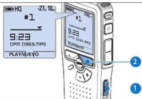 PHILIPS Voice Tracer DVT2810 - Nota - 1