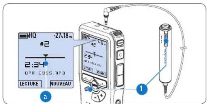 PHILIPS Voice Tracer DVT2810 - Supprimer un index - 1