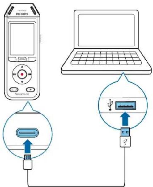 PHILIPS Voice Tracer DVT6110 - Remarque - 1