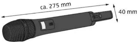 SENNHEISER SKM AVX835S - Dimensions - 2