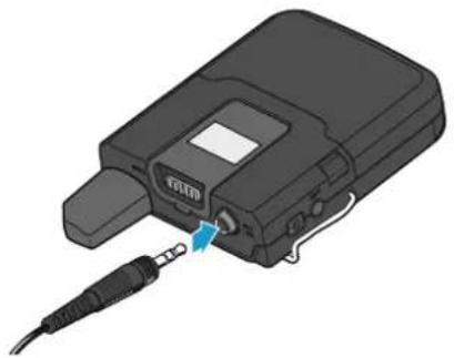 SENNHEISER SKM AVX835S - Raccorder le micro cravate à l'émetteur de poche - 1