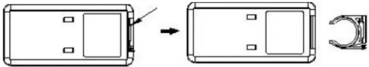 Clean Air Optima CA606 - Bateriju nomaiņa tālvadības pultī - 1