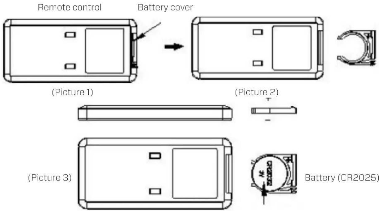 Clean Air Optima CA606 - Replacing batteries in the remote control - 1