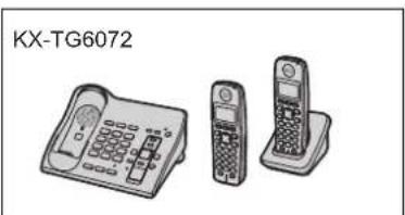 PANASONIC KXTG6073 - Information sur les produits - 1
