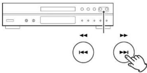 TASCAM CDP1260 - To skip to the next or a previous track - 1
