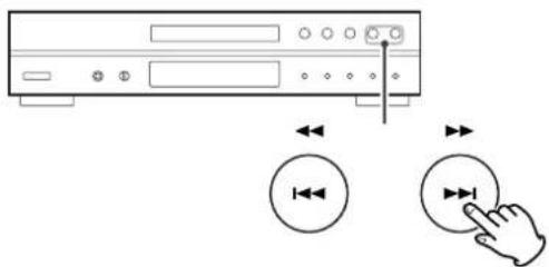 TASCAM CDP1260 - Recherche d'une plage dans un dossier - 5
