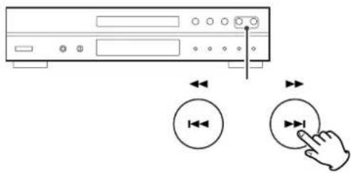 TASCAM CDP1260 - Recherche d'une plage dans un dossier - 6