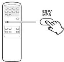 TASCAM CDP1260 - Press the MP3 button once. - 1
