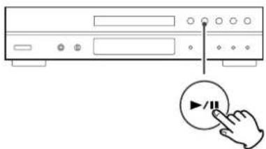 TASCAM CDP1260 - Appuyez sur la touche de lecture/pause ( /II) - 1