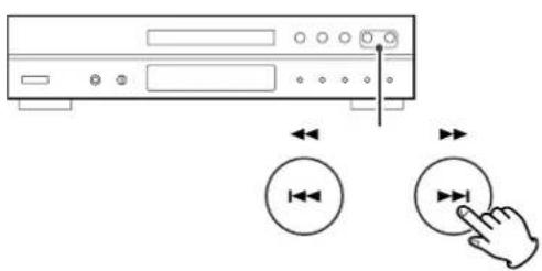 TASCAM CDP1260 - Appuyez une fois sur la touche MP3. - 3