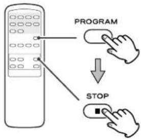 TASCAM CDP1260 - To clear program - 1