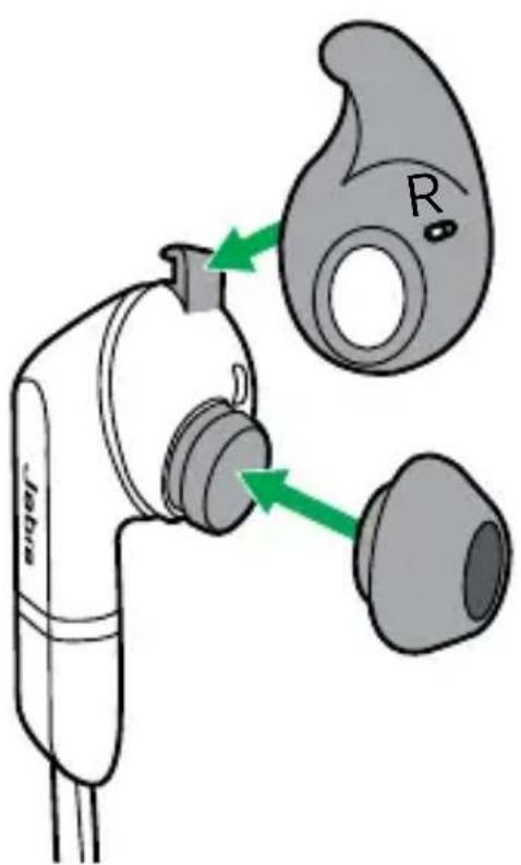 JABRA Evolve 65e - Fixer les EarWings - 1