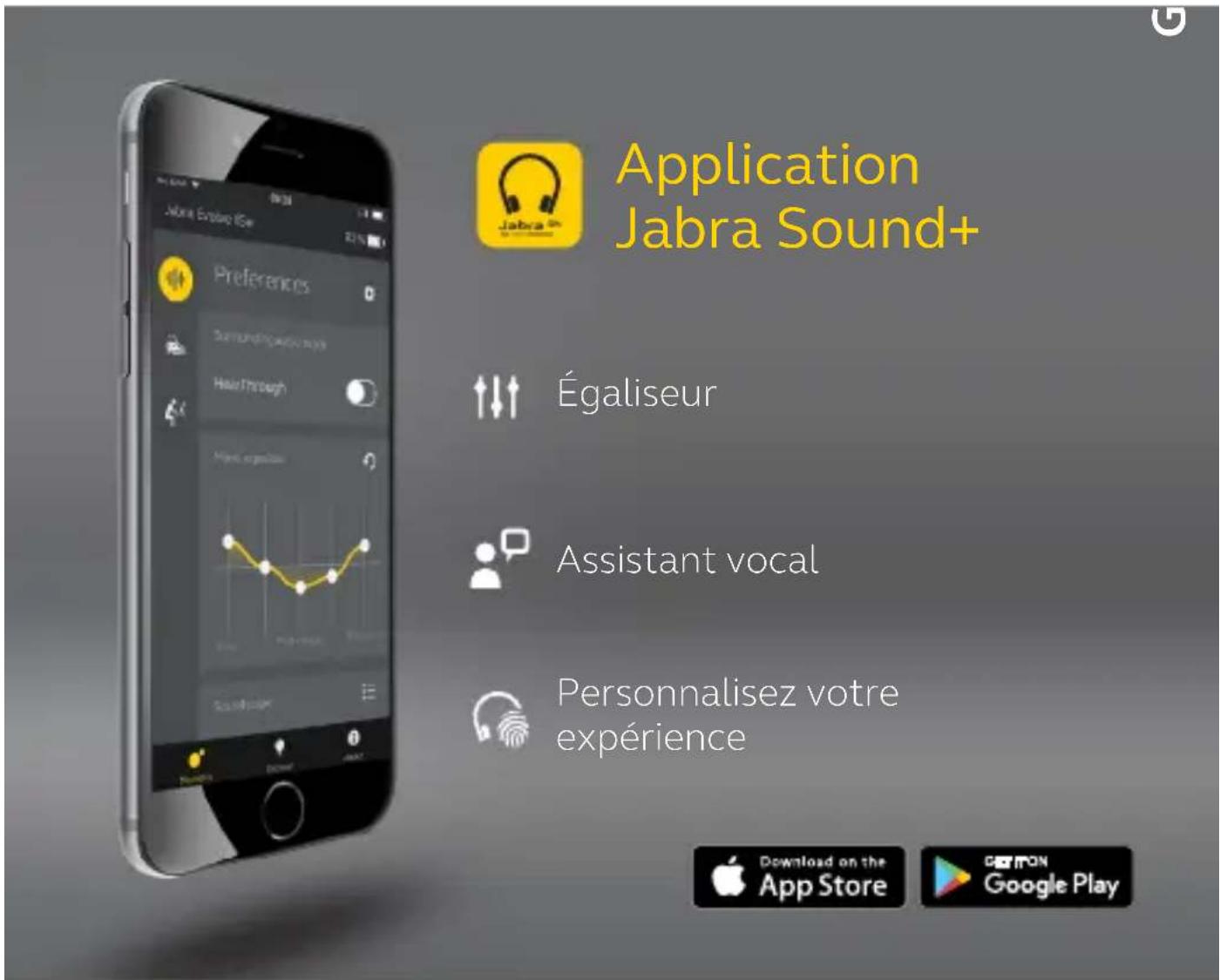 JABRA Evolve 65e - Application Jabra Sound+ - 1