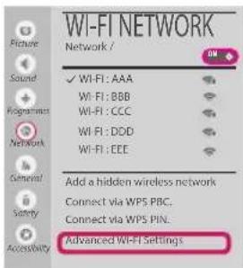LG 24TL510S - Network Settings - 6