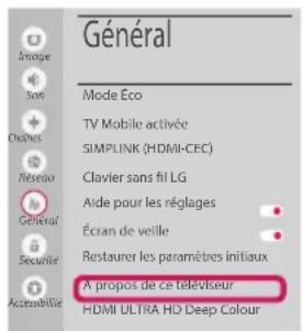 LG 24TL510S - Mise à jour du micrologiciel de la TV - 1