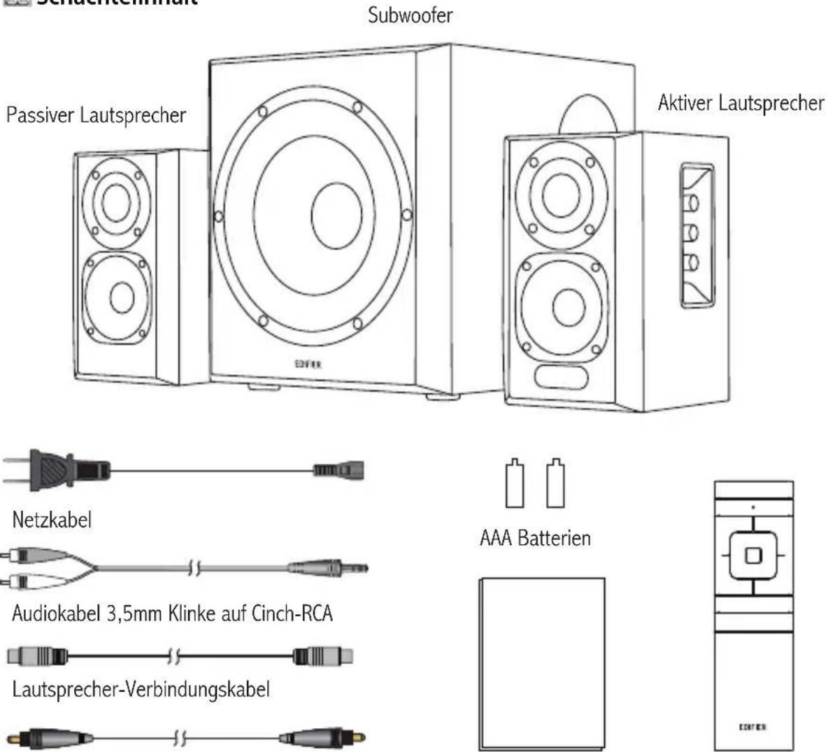 EDIFIER S351DB - Schachtelinhalt - 1