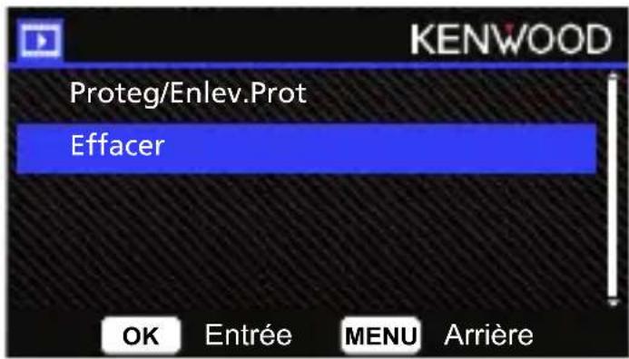KENWOOD DRVA501W - EFFACER DES FICHIERS - 1