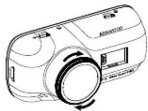 KENWOOD DRVA501W - Réglage du filtré polarisant circulaire - 1