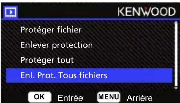 KENWOOD DRVA501W - PROTEGER/DEPROTEGER DES FICHIERS - 5