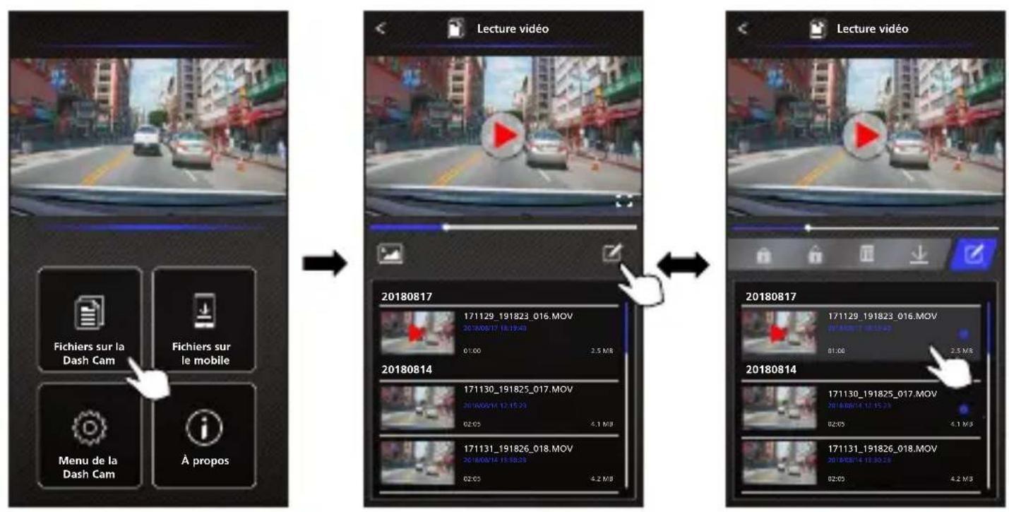 KENWOOD DRVA501W - - Fichiers sur la Dash Cam - 1