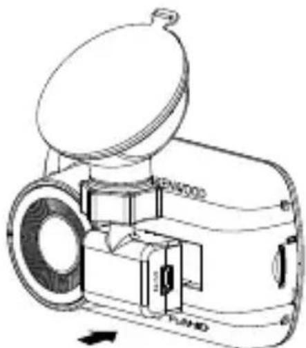 KENWOOD DRVA201 - CONNECTER L'APPAREIL AU SUPPORT MAGNETIQUE - 1