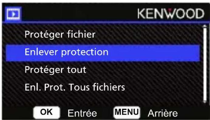 KENWOOD DRVA201 - PROTEGER/DEPROTEGER DES FICHIER - 3