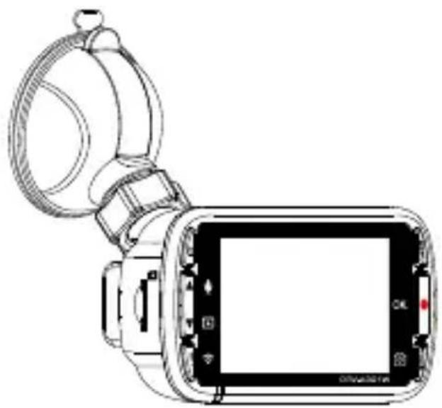 KENWOOD DRVA301W - FIXER LE SUPPORT SUR LE PARE-BRISE ET COMMENCER À ENREGISTRER. - 1