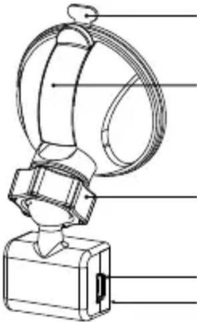 KENWOOD DRVA301W - CONNECTER L'APPAREIL AU SUPPORT MAGNETIQUE - 2