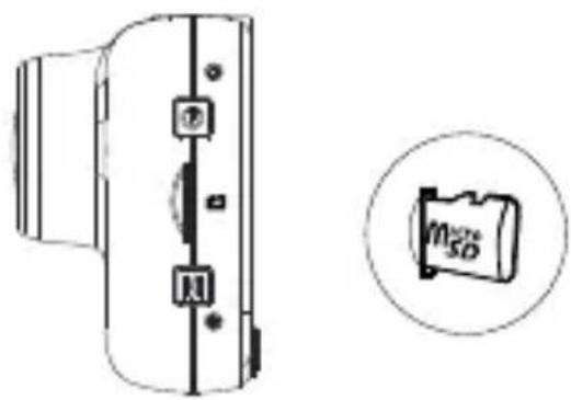 KENWOOD DRVA100 - Insérez votre carte microSD dans l'appareil - 1