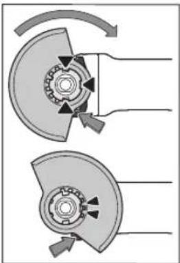 BOSCH GSR 18V55 Professional - Namestitev zaščitnega nastavka - 1