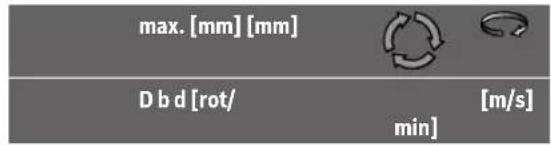 BOSCH GSR 18V55 Professional - Dispositive de şlefuire admise - 2