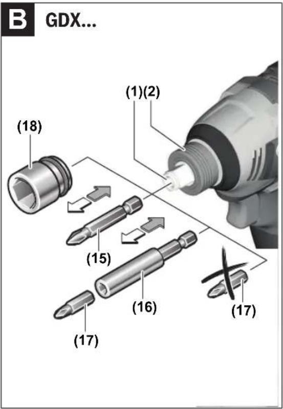 BOSCH GSB 18V55 Professional - 경고 - 4