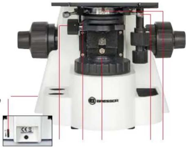BRESSER Bio Science Trino - Adjustable Abbe condenser (Fig. 7) - 1