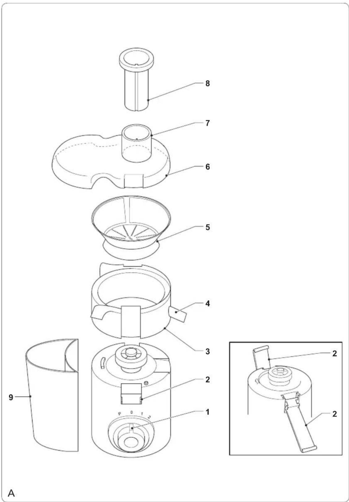 PRINCESS Juice Extractor 202040 - 1