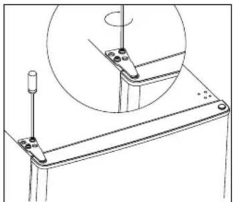 MEDION MD 37544 - Modificacion de la bisagra de la puerta - 9