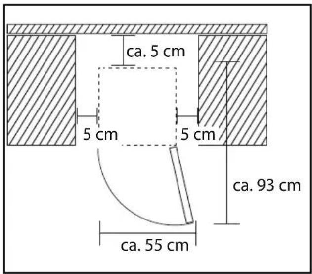 MEDION MD 37544 - Posizionamento dell'apparecchio - 1